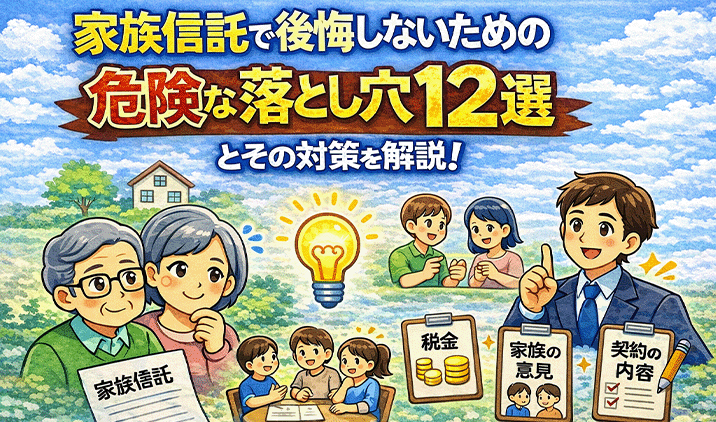 家族信託で後悔しないための危険な落とし穴12選とその対策を解説